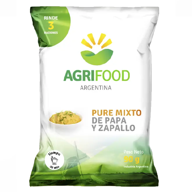 Puré Mixto de Papa y Zapallo